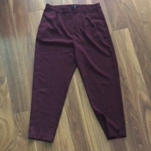 Dynamite Wine red trousers
